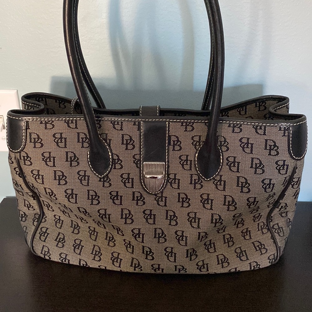 Dooney & Bourke double long handle tote.  Barely used.  Great condition.